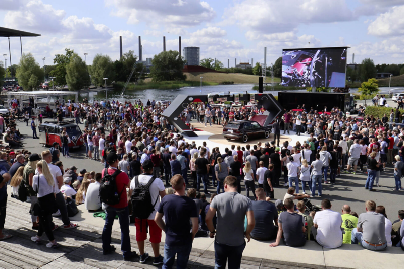 La foule de passionnés présent lors du festival GTI.