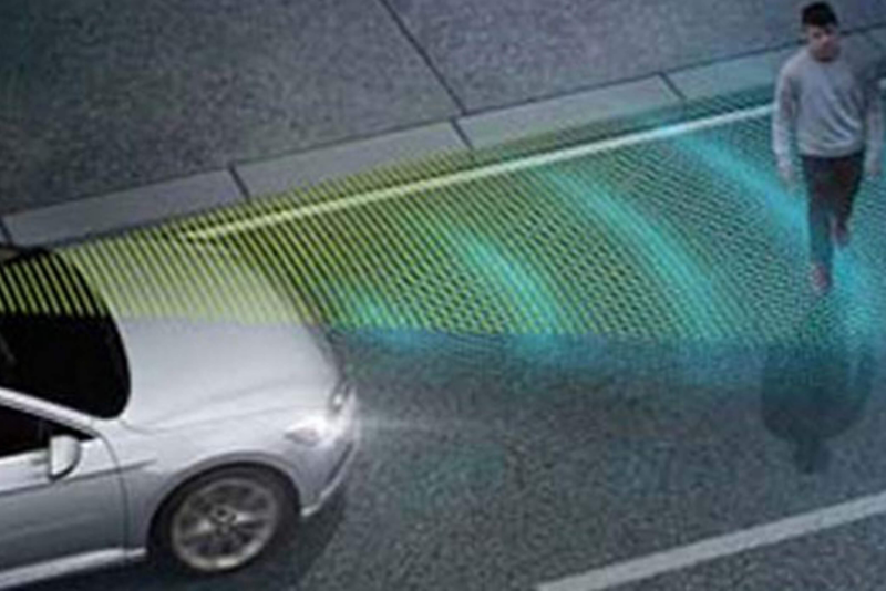 Arial shot of Side Scan system, in action.