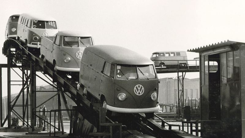 70 years of Volkswagen vans production