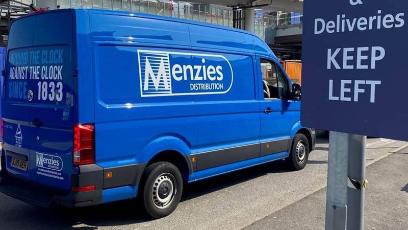 A Menzies Distribution van