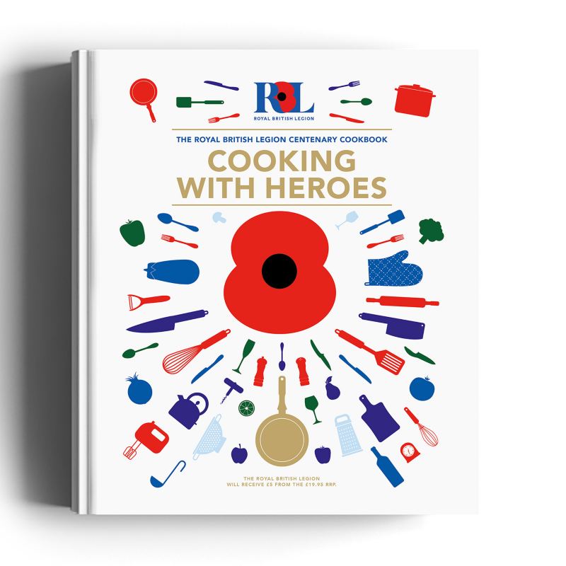 Image showing the Royal British Legion cookbook cover.