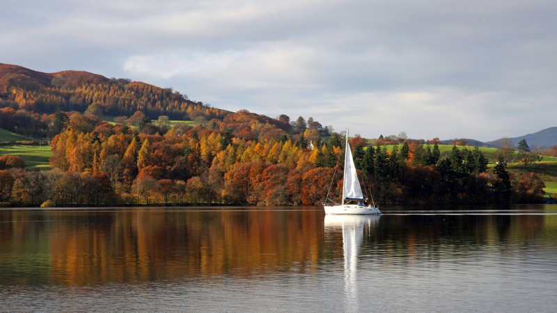 Lake Windermere landscape 