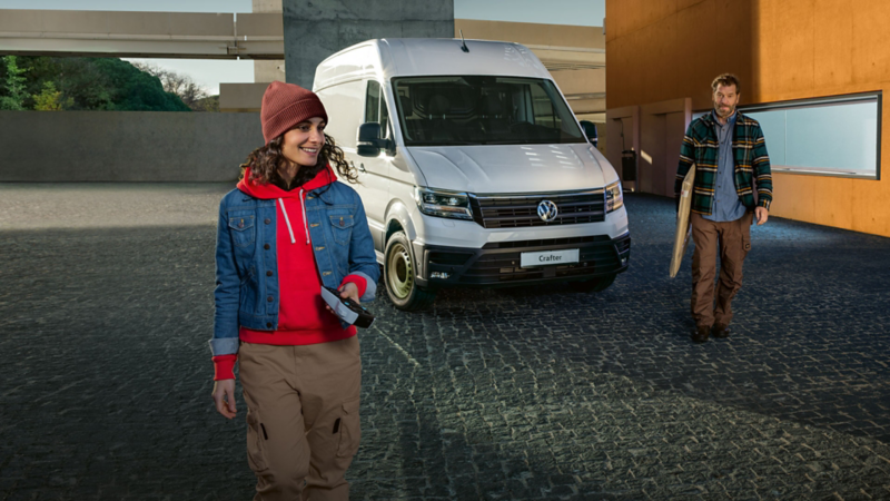 Personal de empresa con Vehículo Comercial Volkswagen