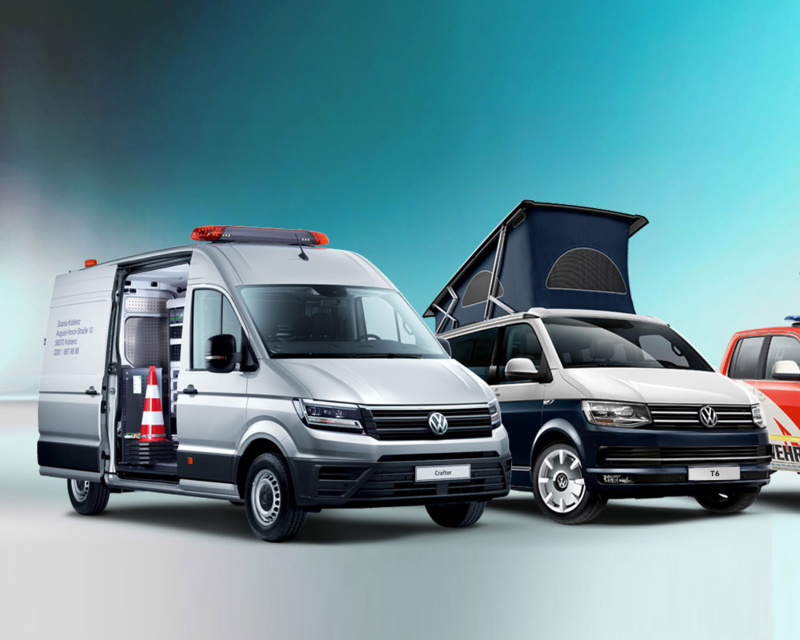 Gama de vehículos para flotillas Volkswagen