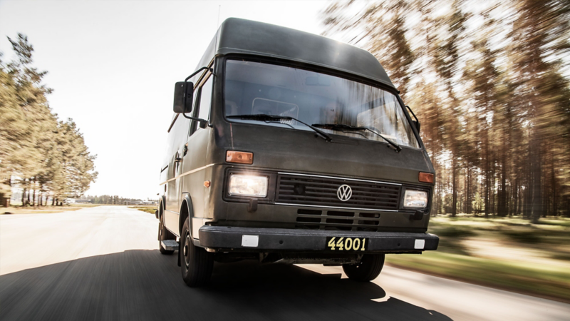 Volkswagen LT31 in action.