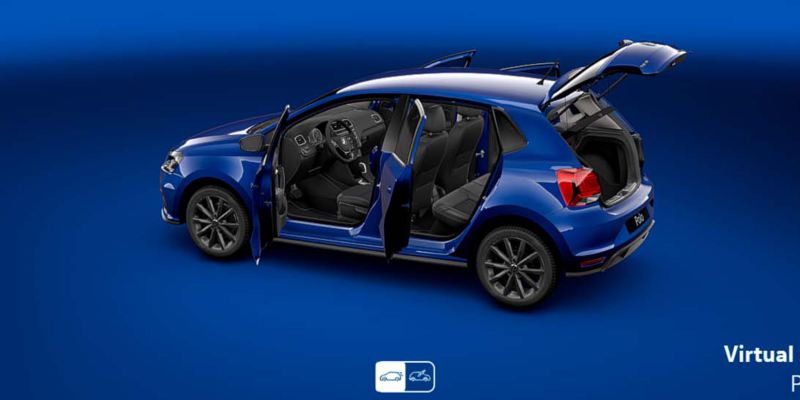 Imagen de Polo Edición Especial en Virtual Studio, donde puedes ver tu auto desde tu celular.