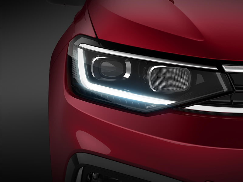 volkswagen virtus LED Headlamps with LED DRLs
