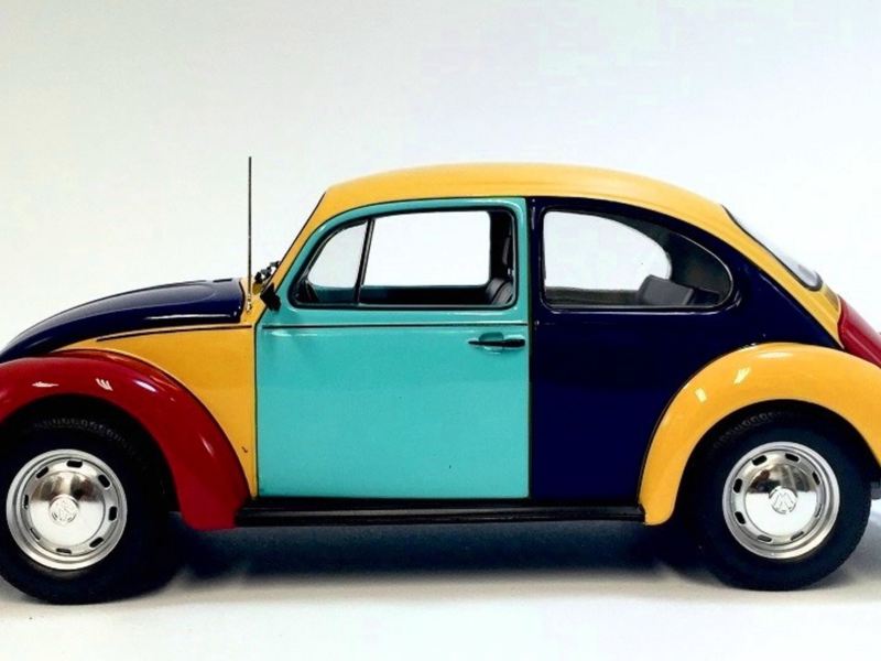 Vocho Edición Arlequín - La versión colorida del auto clásico de Volkswagen