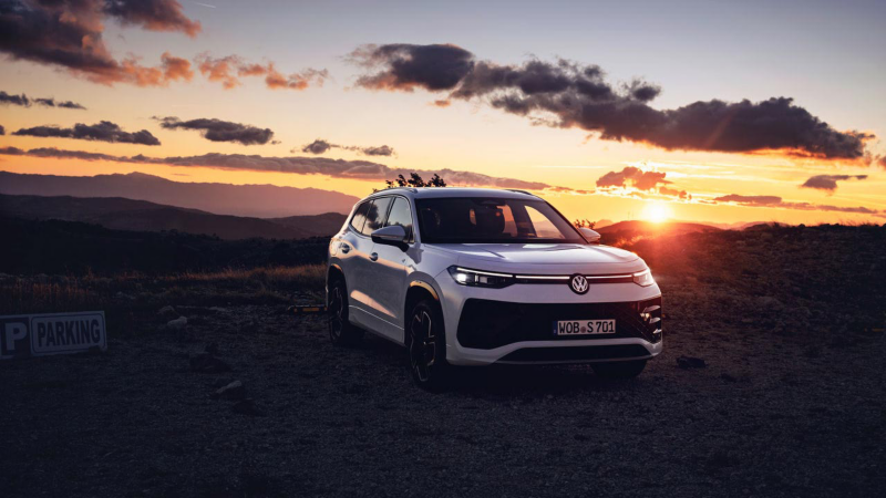 Une VW vue d'extérieure