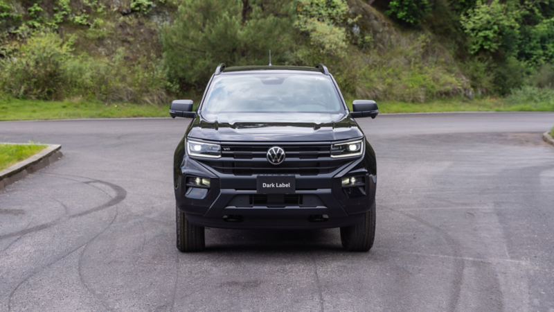 Diseño frontal de la pickup edición limitada VW Amarok Dark Label