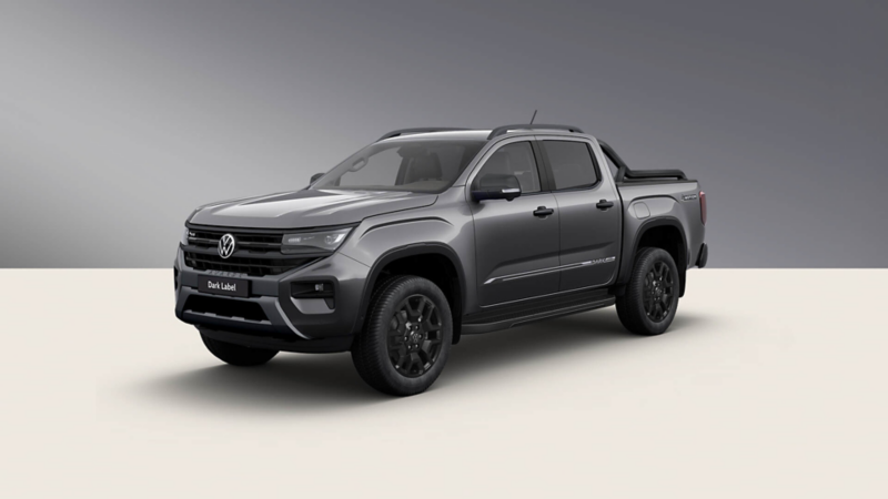 Amarok Dark Label disponible en color gris oscuro metalizado
