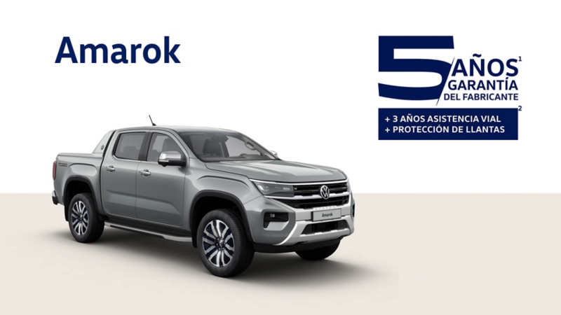 Volkswagen Amarok MY2026 con servicio de protección de llantas