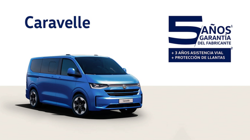 Volkswagen Caravelle 2026 con servicio de protección de llantas y garantía de fabrica