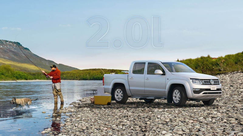 Camioneta VW Amarok Highline con motor 2.0 litros de alta eficiencia