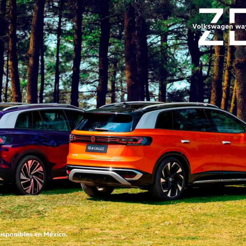 Imagen de autos eléctricos Volkswagen, camionetas SUV disponibles actualmente en Europa.