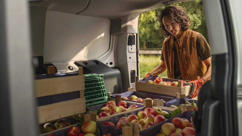 El interior de Caddy Cargo es ideal para cualquier tipo de negocio
