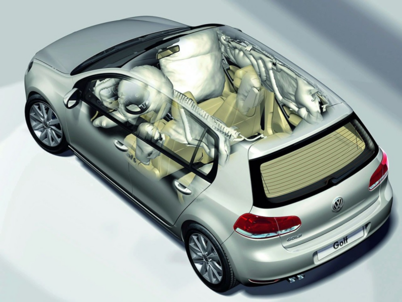 Volkswagen Golf 7 airbags