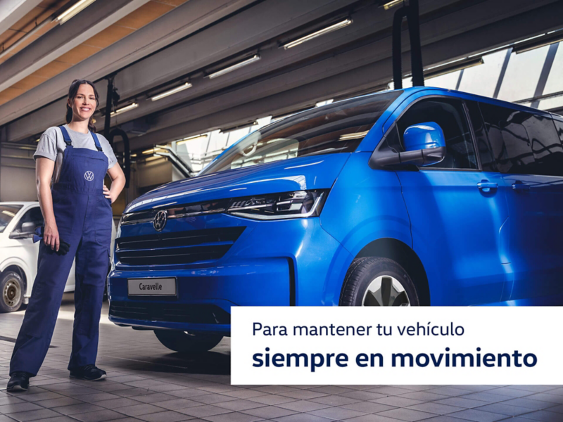 Conoce los paquetes de servicios y mantenimiento para el Nuevo VW Caravelle