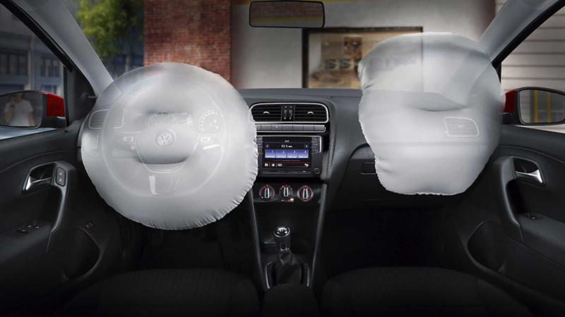 Bolsas de aire integradas a Polo 2021 versión Comfortline.
