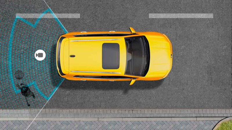 Nuevo T Cross tiene cámara de visión trasera.