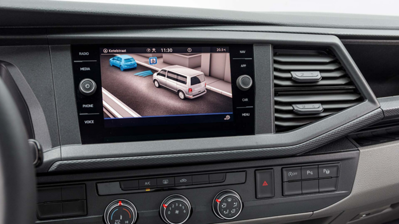 Uppdaterad infotainment i nya VW Transporter Skåp T6.1
