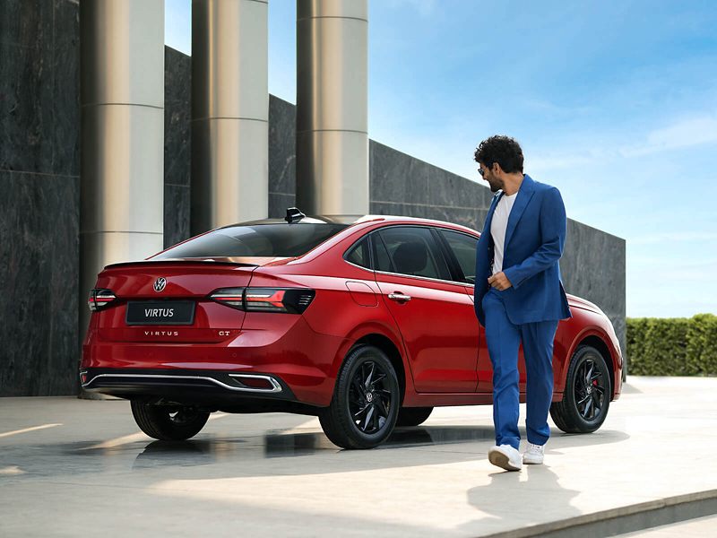 volkswagen virtus sharp shoulder lines