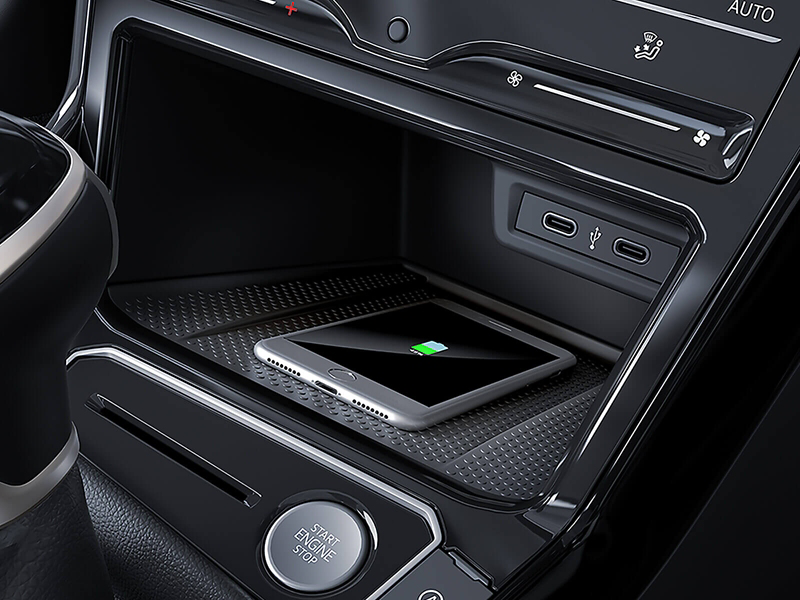 volkswagen virtus Wireless Mobile Charging