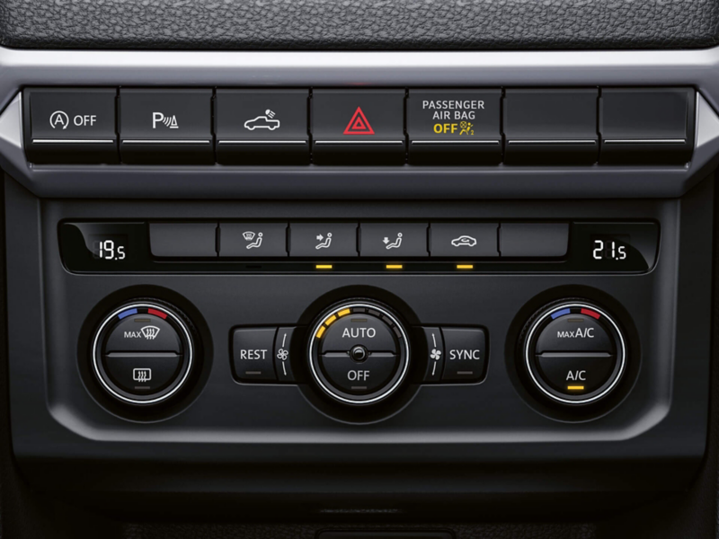 Aire acondicionado Climatronic en cabina de Amarok