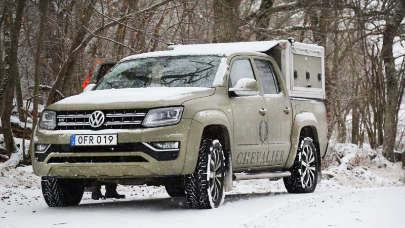 Ombyggd Volkswagen Amarok för jägare