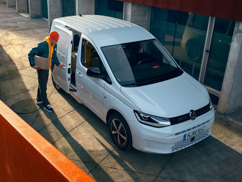 Le nouveau Volkswagen Caddy Cargo comme véhicule de transport