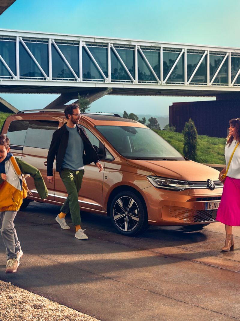 The new Volkswagen Caddy as a family car.