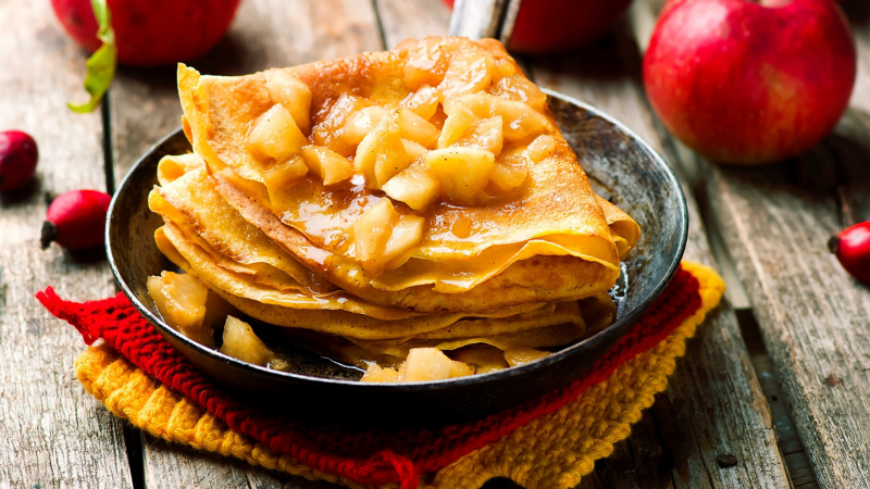 Leckere Apfel-Pancakes – das Rezept findest du bei uns!