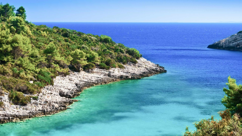 The island of Korčula.