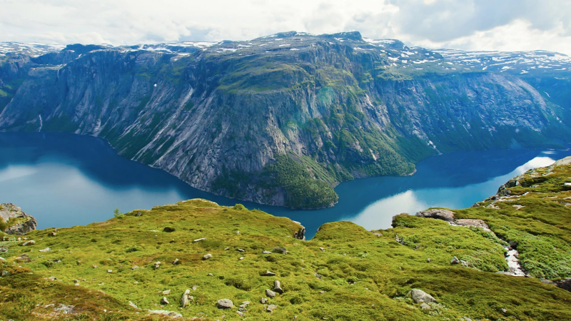 Fjord in Norwegen.