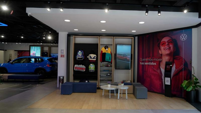Tienda de ropa y accesorios de Volkswagen Collection en City Store Condesa.