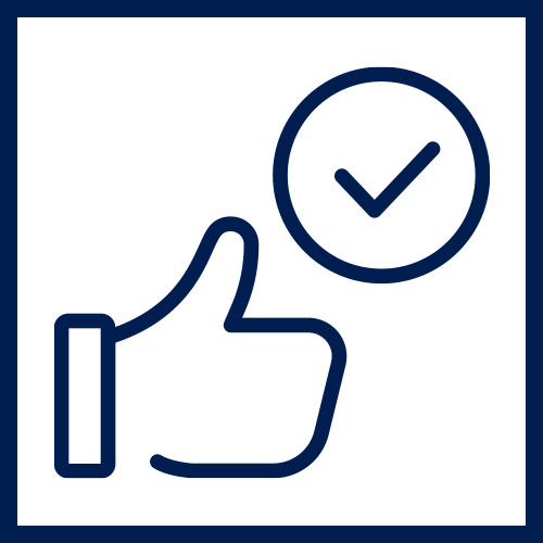 Icono que asegura calidad en los servicios postventa de Volkswagen México. 