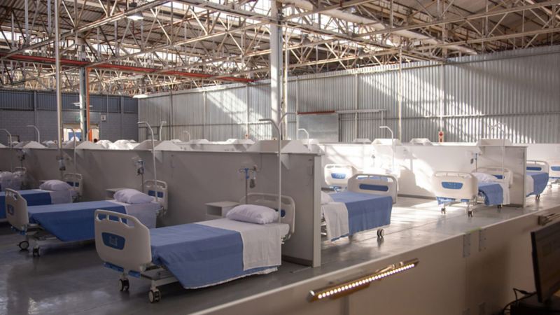 Volkswagen hands over first phase of Covid-19 temporary medical facility