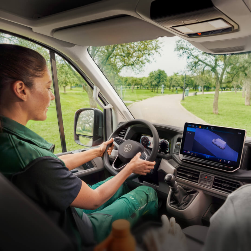 Sistemas de asistencia al conductor del nuevo Volkswagen Crafter