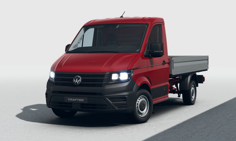 VW Crafter Pritschenwagen.