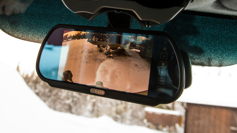 Utrustningsdetaljer, VW Crafter backspegel