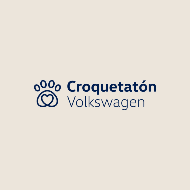 Logo de campaña Croquetatón de Volkswagen. 