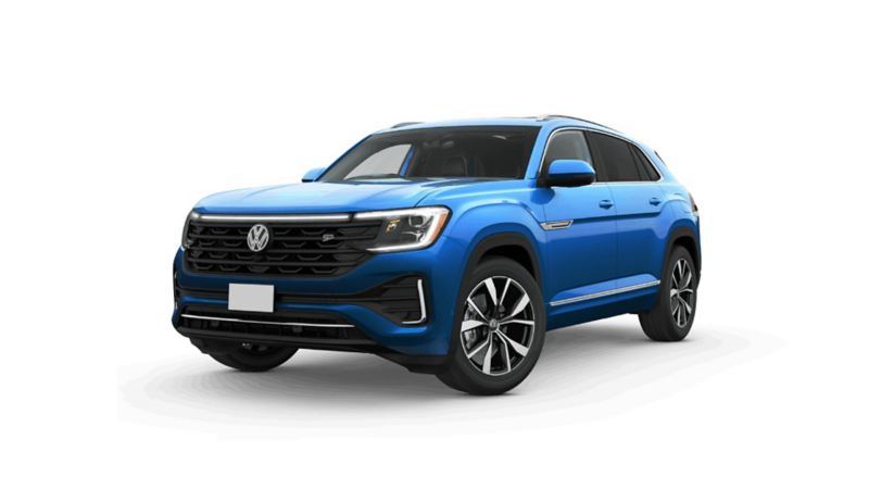 SUVs de lujo de Volkswagen. Nuevo Cross Sport 2024 en color azul.