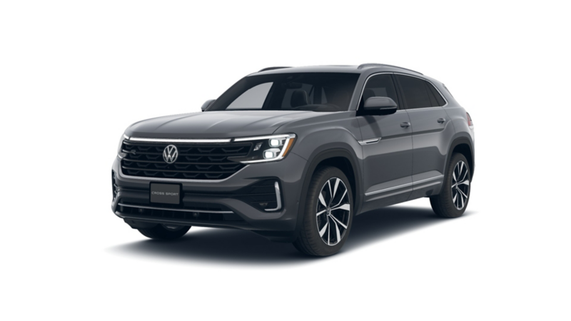 SUVs de lujo de Volkswagen. Cross Sport en color azul.
