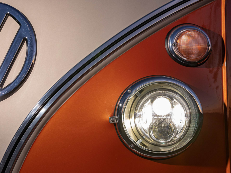 VW e-BULLI elbil i närbild