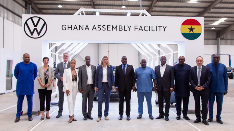 Volkswagen takes over the responsibility of vehicle assembly in Ghana