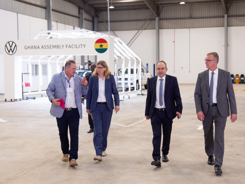 Volkswagen takes over the responsibility of vehicle assembly in Ghana