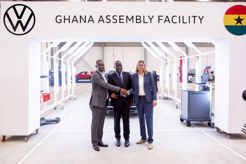 Volkswagen takes over the responsibility of vehicle assembly in Ghana