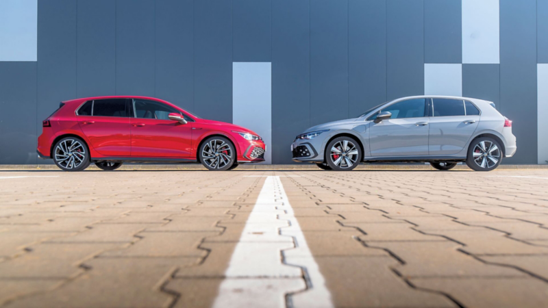 Golf VIII GTI vs. Golf VIII GTE