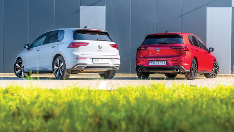 Golf VIII GTI vs. Golf VIII GTE