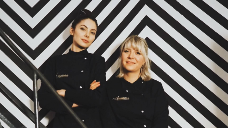 Portrait d’Alexandra Stech et de Felicitas Riederle.